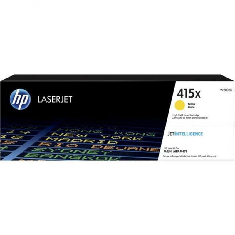 Картридж HP 415X CLJ Pro M414/454/479 Yellow (max) (W2032X)