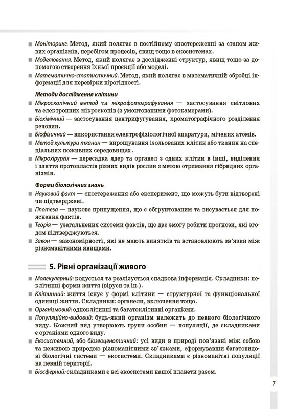 Довідник учня. Біологія. 7-11 класи. Усі поняття, терміни та визначення / Маргарита Атаманчук