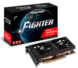 Видеокарта AMD Radeon RX 6600 8GB GDDR6 Fighter PowerColor (AXRX 6600 8GBD6-3DH)
