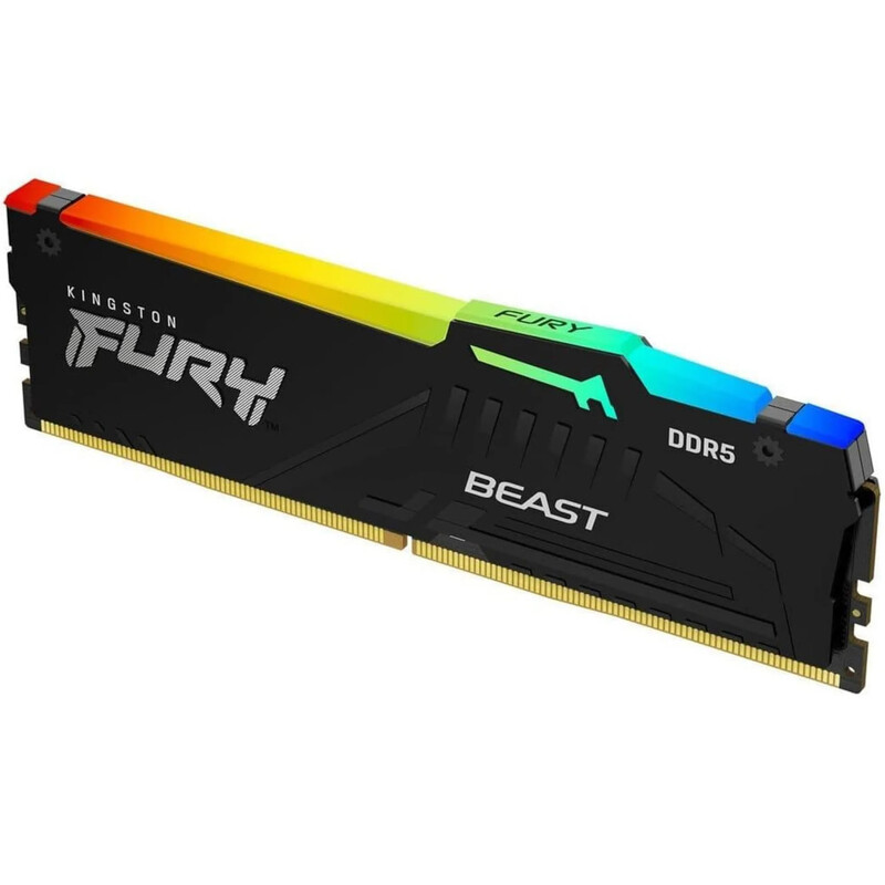 Модуль памяти DDR5 32GB/6400 Kingston Fury Beast RGB Expo Black (KF564C32BBEA-32)