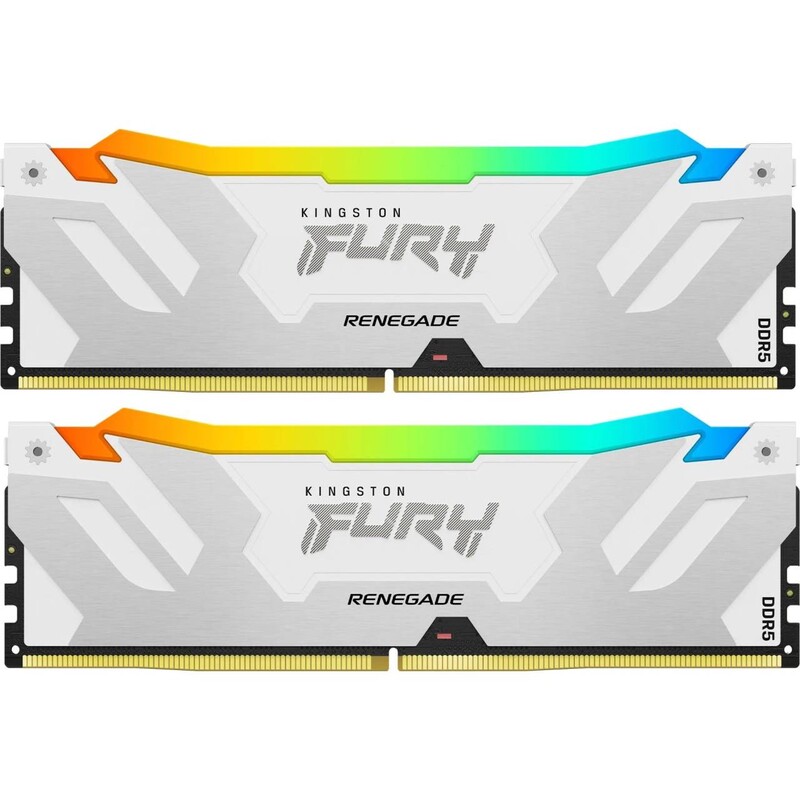 Модуль памяти DDR5 32GB/6400 Kingston Fury Renegade RGB XMP White (KF564C32RWAK2-32)