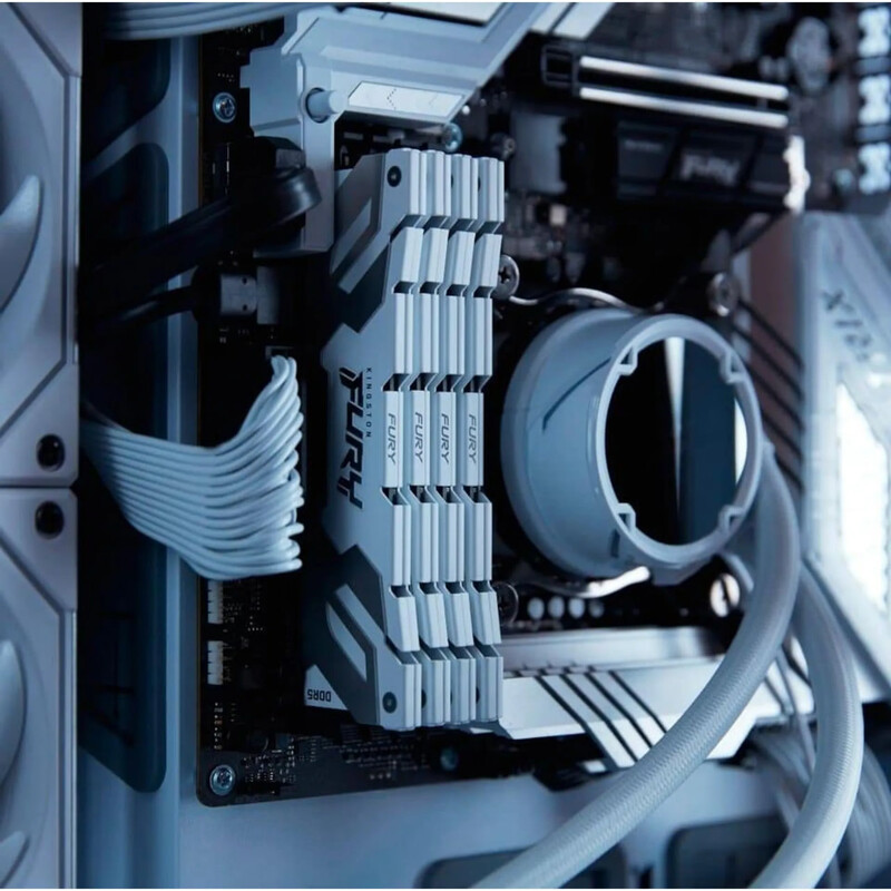 Модуль памяти DDR5 32GB/6400 Kingston Fury Renegade XMP White (KF564C32RWK2-32)