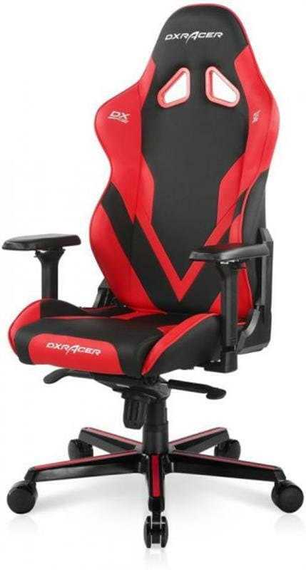 Кресло для геймеров DXRAcer G Series D8200 GC-G001-NR-B2-NVF Black/Red