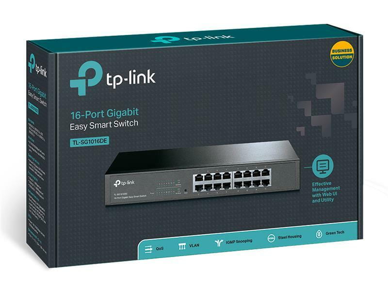 Комутатор TP-LINK TL-SG1016DE