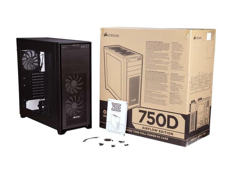 Корпус Corsair Obsidian 750D Airflow Edition Black (CC-9011078-WW) без БП