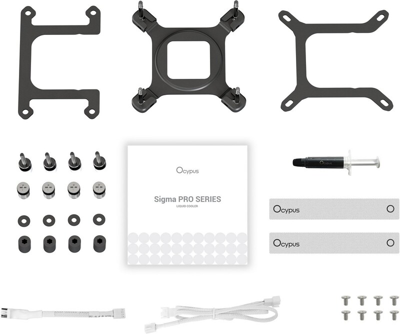 Система водяного охлаждения Ocypus Sigma L24 Pro White (SIGMA-L24-WH2ANWL00P-GL)