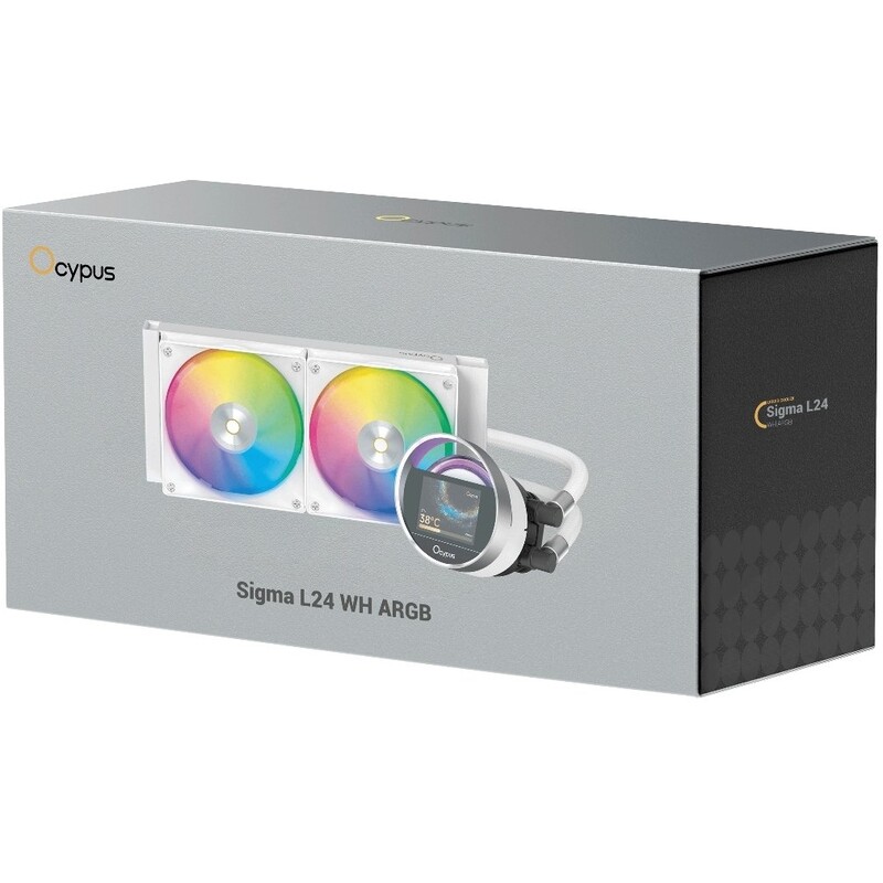 Система водяного охлаждения Ocypus Sigma L24 ARGB White (SIGMA-L24-WH2AAWWN00X-GL)