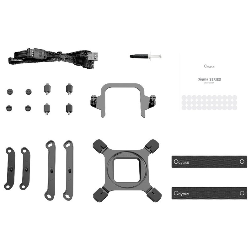 Система водяного охлаждения Ocypus Sigma L24 ARGB Black (SIGMA-L24-BK2AAWWN00X-GL)
