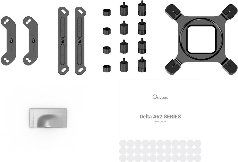 Кулер процессорный Ocypus Delta A62 ARGB Black (DELTA-A62-BK2NAWN00X-GL)