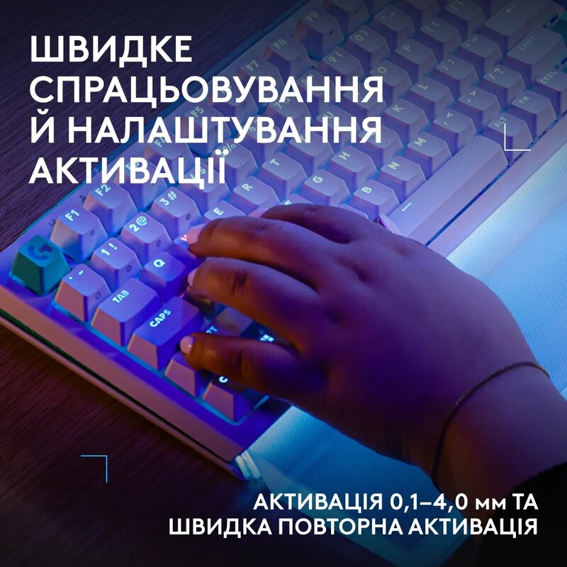 Клавiатура Logitech G512 X 98 Tactile White (920-014003)