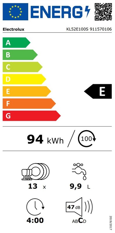 Вбудована посудомийна машина Electrolux KL52E100S