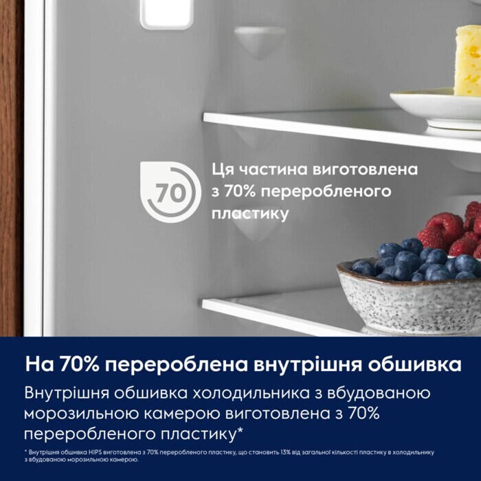 Вбудований холодильник Electrolux LNA7CE18S