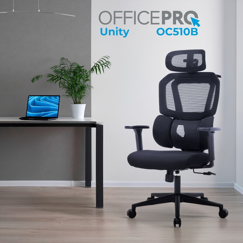 Крісло офісне OfficePro Unity OC510B Black