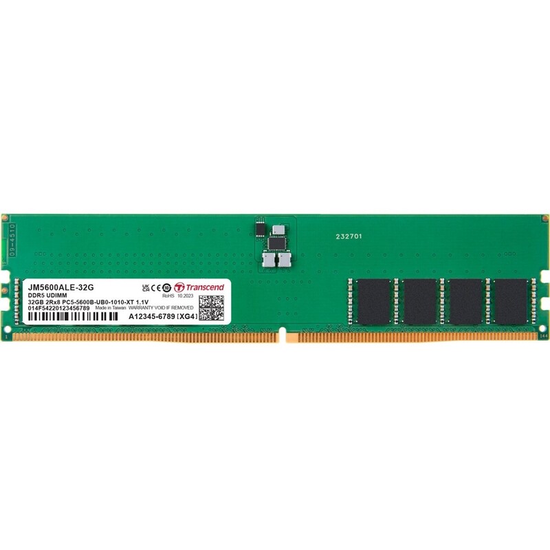 Модуль памяти DDR5 32GB/5600 Transcend JetRam (JM5600ALE-32G)