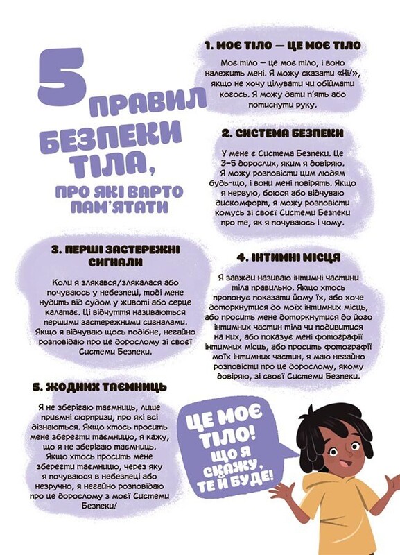 Корисні навички. Це моє тіло! Те, що я кажу, важливо! Дітям про навички особистої безпеки 3+ / Джейнін Сандерс
