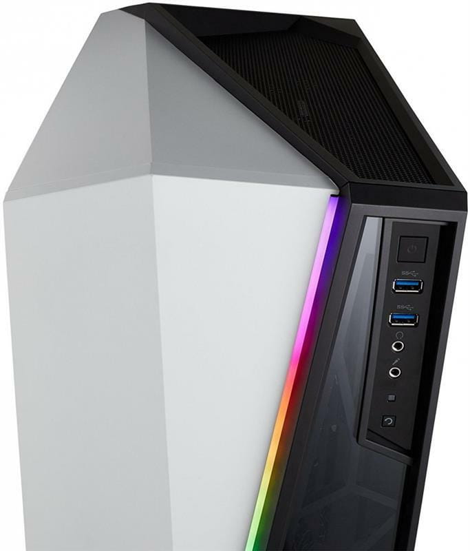 Корпус Corsair Carbide Spec-Omega RGB White/Black (CC-9011141-WW) без БП