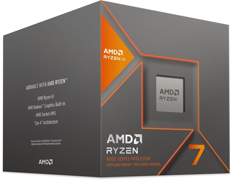 Процесор AMD Ryzen 7 8700G (4.2GHz 16MB 65W AM5) Box (100-100001236SBX)