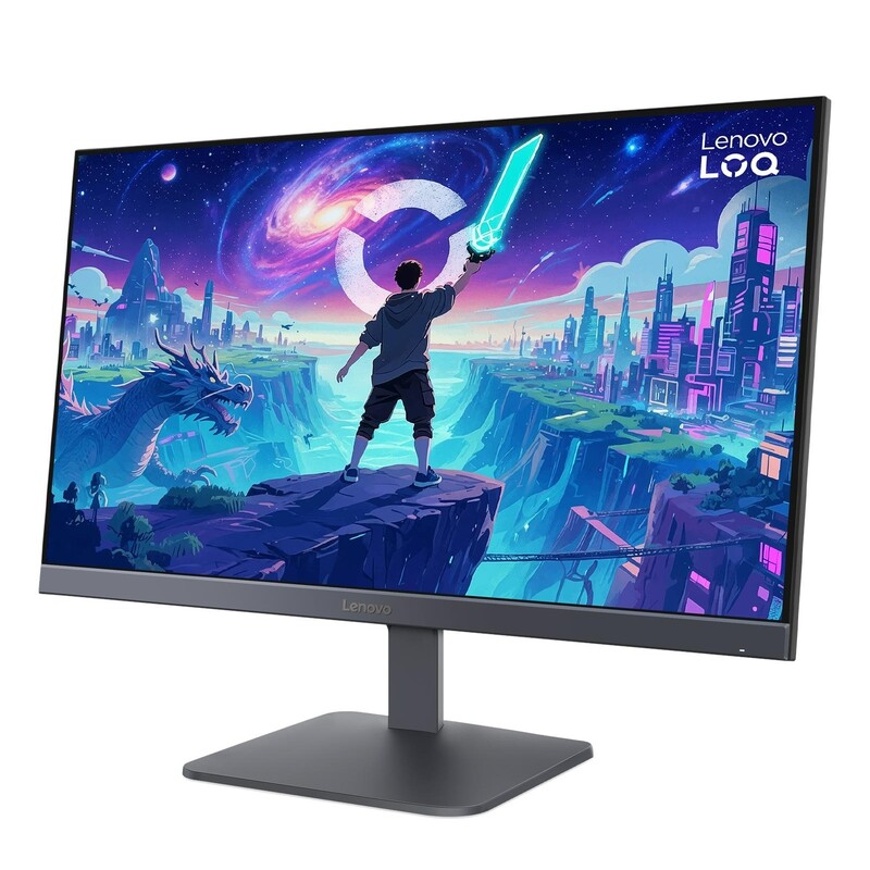 Монітор Lenovo 23.8" LOQ 24-10 (68F1GACBUA) IPS Lunar Grey 200Hz