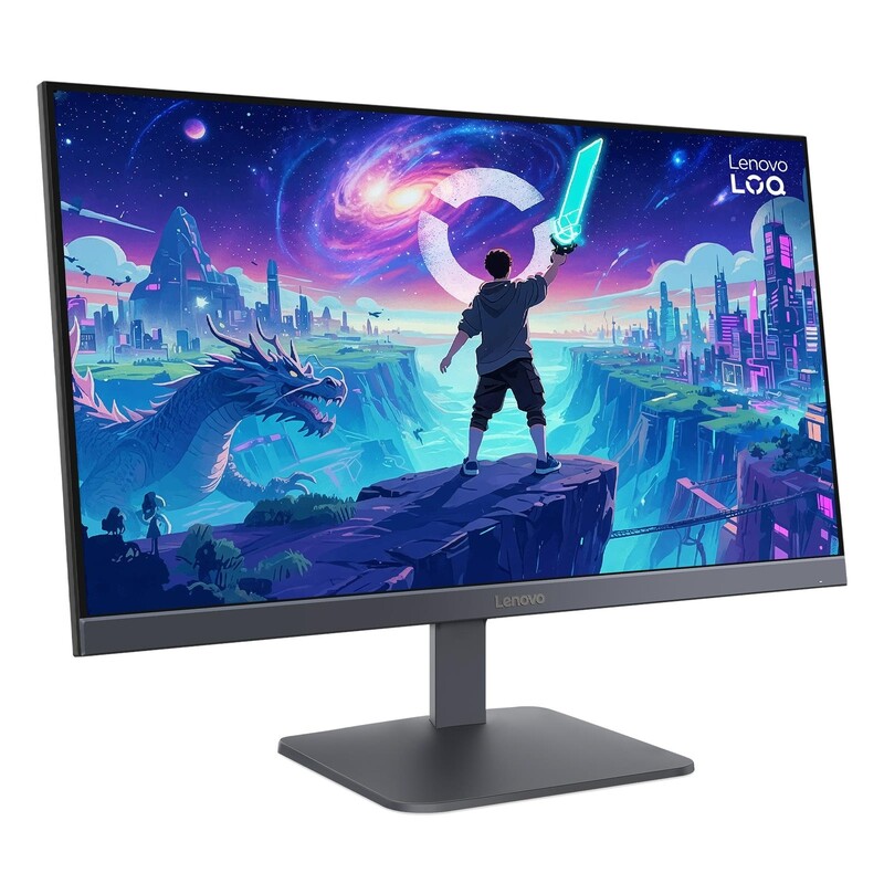 Монітор Lenovo 23.8" LOQ 24-10 (68F1GACBUA) IPS Lunar Grey 200Hz