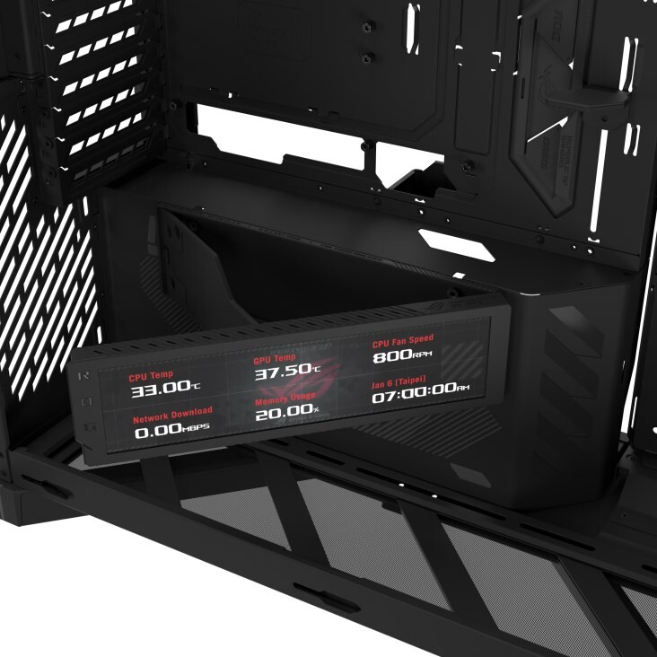Корпус Asus ROG Cronox GR801 Curve TG ARGB Black (90DC00T0-B09030)