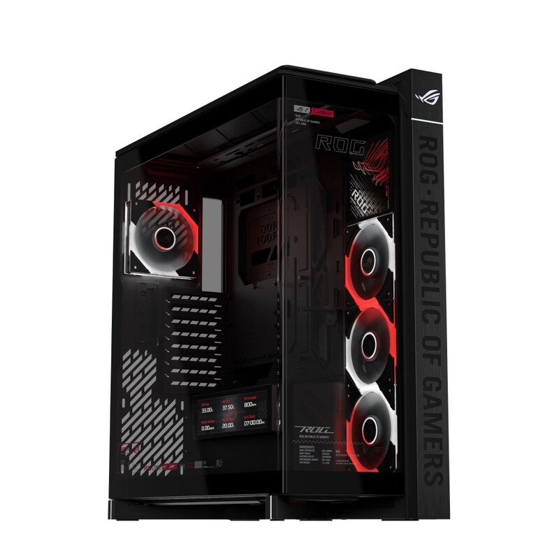 Корпус Asus ROG Cronox GR801 Curve TG ARGB Black (90DC00T0-B09030)