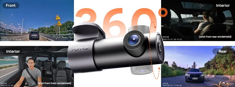 Видеорегистратор 70mai Dash Cam M310 Plus 3K