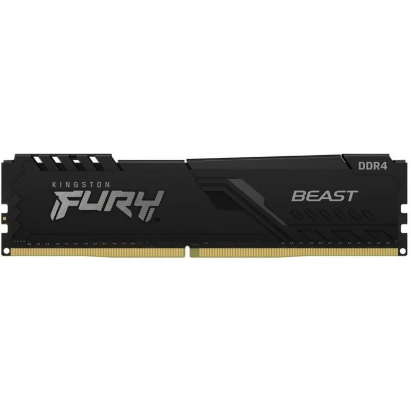 Модуль памяти DDR4 16GB/2666 Kingston Fury Beast Black (KF426C16BB1/16)