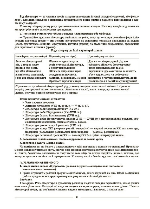Мій конспект. Зарубіжна література. Матеріали до уроків. 8 клас / Галина Фефілова, Марина Коновалова
