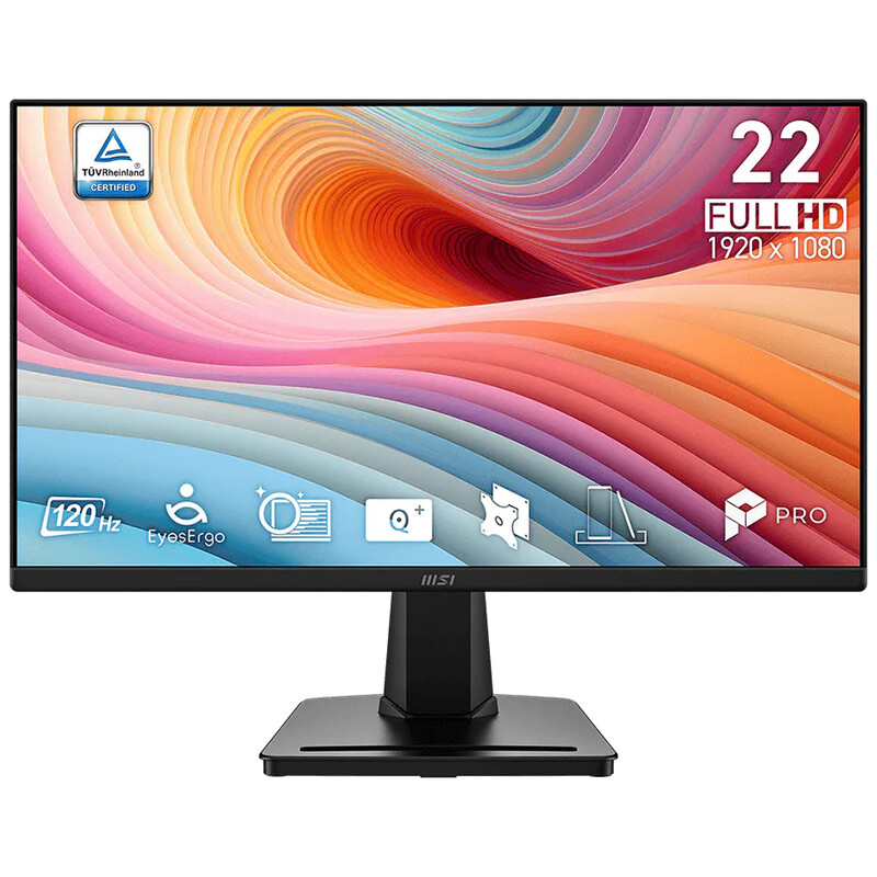 Монитор MSI 21.5" Pro MP225 E12VL VA Black 120Hz