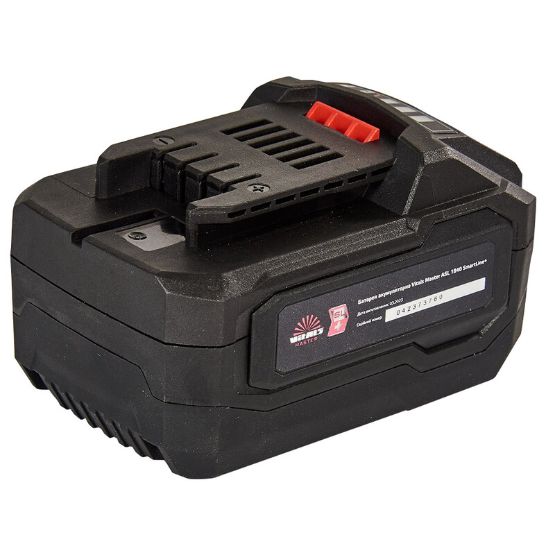 Акумулятор Vitals Master ASL 1840 SmartLine+ Li-Ion, 18 В, 4 Aч (184456)