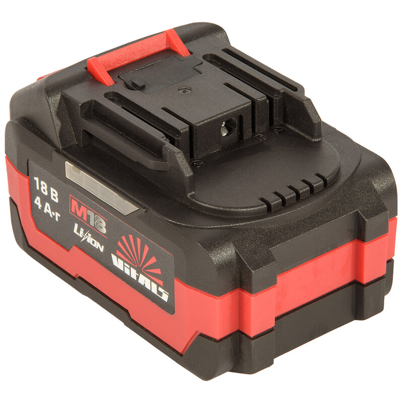 Акумулятор Vitals ASL 1840ns Type-c Li-Ion, 18 В, 4 Aч (244899)