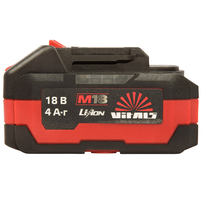 Акумулятор Vitals ASL 1840ns Type-c Li-Ion, 18 В, 4 Aч (244899)