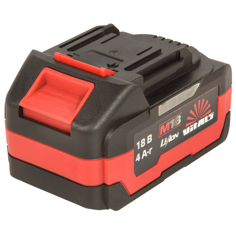 Акумулятор Vitals ASL 1840ns Type-c Li-Ion, 18 В, 4 Aч (244899)