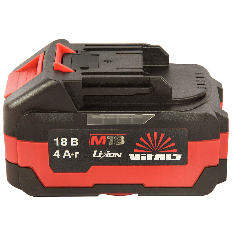 Акумулятор Vitals ASL 1840ns-10С Type-c Li-Ion, 18 В, 4 Aч (244904)