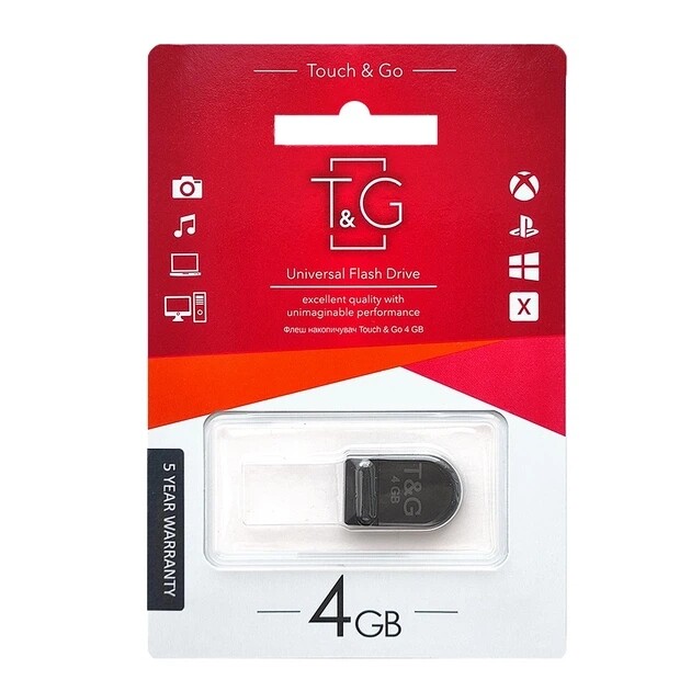 Флеш-накопитель USB 4GB T&G 010 Shorty Series (TG010-4GB)