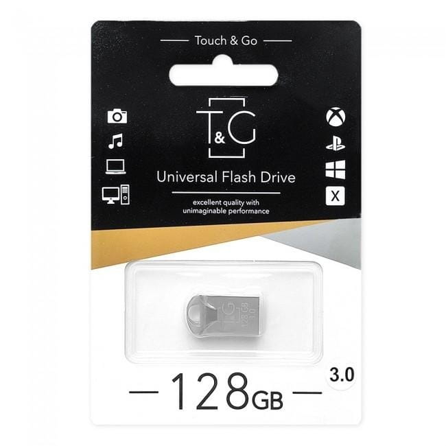 Флеш-накопитель USB3.0 128GB T&G 106 Metal Series Silver (TG106-128G3)