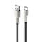 Фото - Кабель ColorWay USB - Lightning (M/M), metal head, 2.4 А, 1 м, Black (CW-CBUL046-BK) | click.ua