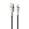 Фото - Кабель ColorWay USB - Lightning (M/M), metal head, 2.4 А, 1 м, Black (CW-CBUL046-BK) | click.ua