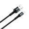 Фото - Кабель ColorWay USB - Lightning (M/M), nylon, 2.4 А, 1 м, Black (CW-CBUL045-BK) | click.ua