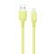 Фото - Кабель ColorWay USB - Lightning (M/M), soft silicone, 2.4 А, 1 м, Yellow (CW-CBUL043-Y) | click.ua