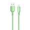 Фото - Кабель ColorWay USB - Lightning (M/M), soft silicone, 2.4 А, 1 м, Green (CW-CBUL042-GR) | click.ua