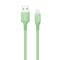 Фото - Кабель ColorWay USB - Lightning (M/M), soft silicone, 2.4 А, 1 м, Green (CW-CBUL042-GR) | click.ua