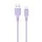 Фото - Кабель ColorWay USB - Lightning (M/M), soft silicone, 2.4 А, 1 м, Purple (CW-CBUL044-PU) | click.ua