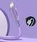 Фото - Кабель ColorWay USB - Lightning (M/M), soft silicone, 2.4 А, 1 м, Purple (CW-CBUL044-PU) | click.ua