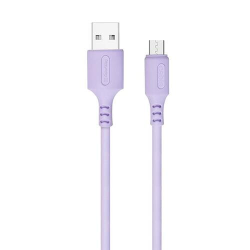 Фото - Кабель ColorWay   USB - micro USB , soft silicone, 2.4 А, 1 м, Purple ( (M/M)