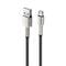 Фото - Кабель ColorWay USB - micro USB (M/M), Metal Head, 2.4 А, 1 м, Black (CW-CBUM046-BK) | click.ua