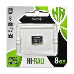 Карта памяти MicroSDHC 8GB Class 10 Hi-Rali (HI-8GBSDCL10-00)