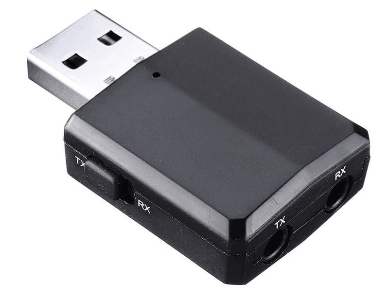 Адаптер Bluetooth 5.0 HQ-Tech ZF-169 Plus, USB power, A2DP+AVRCP, DC3.5, LED, коробка