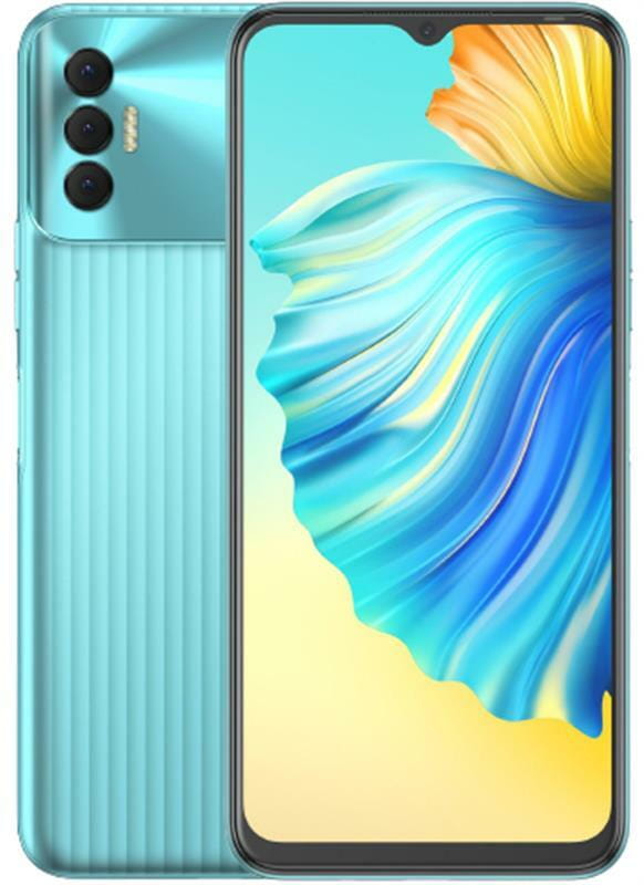Смартфон Tecno Spark 8p (KG7n) 4/128GB Dual Sim Turquoise Cyan (4895180773419)