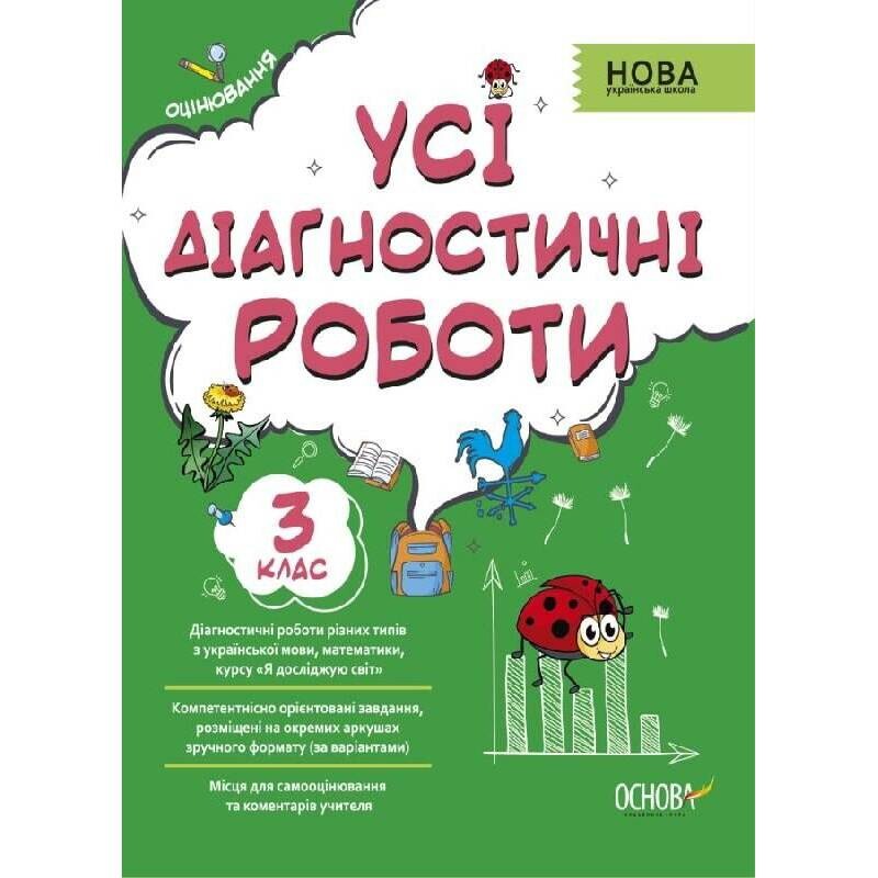 Оцінювання. Усі діагностувальні роботи. 3 клас / Світлана Мельник